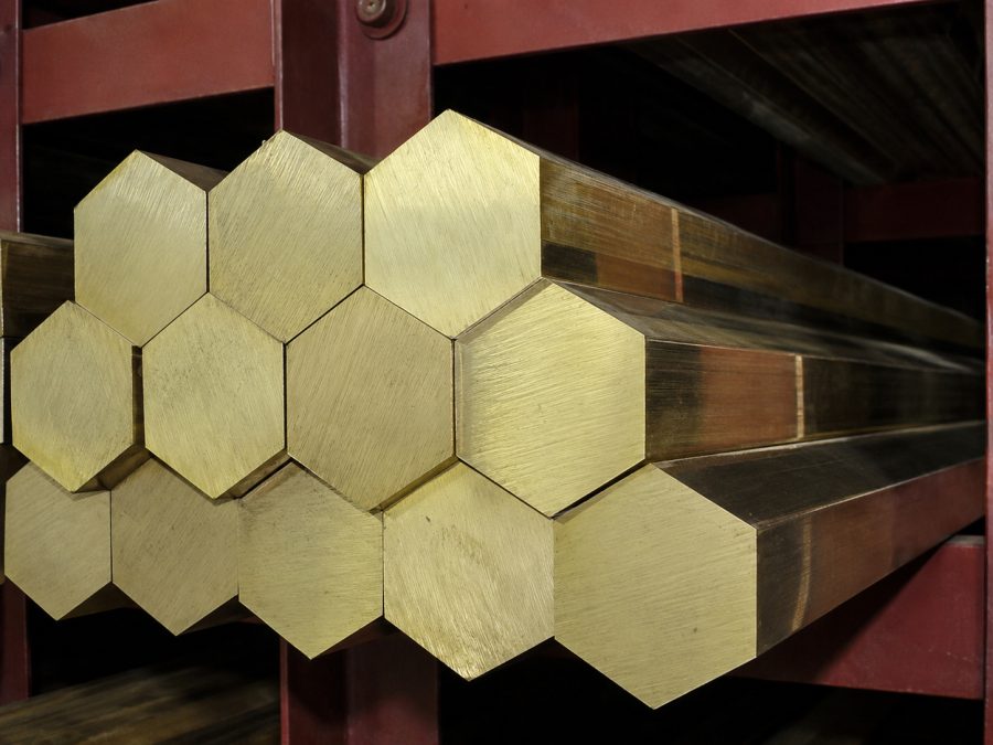 Brass Hexagon Bar